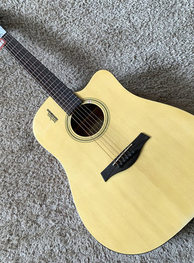 库存卢森 Rosen G20云杉桃花心木合板民谣木吉他原木色41英寸入门