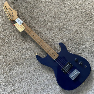 台湾工厂库存 ST款 儿童迷你电吉他MINI蓝色枫木指板瑕疵装饰道具