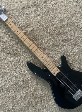 台湾工厂样品 4弦电贝斯 PJB Bass 贝司黑色枫木指板24品库存瑕疵