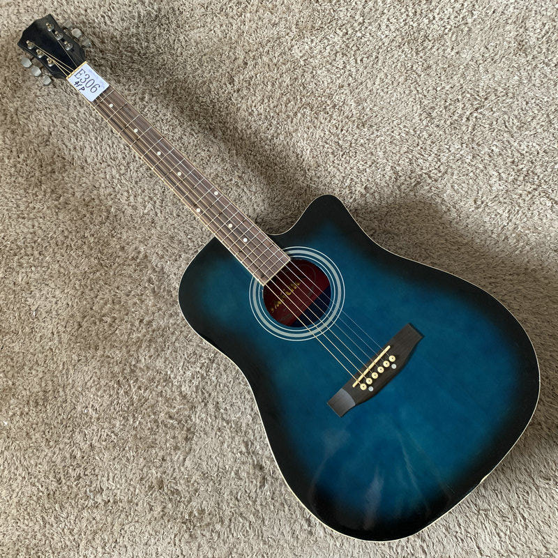 库存 樱花41英寸 C角民谣木吉他合板椴木+ ABS 塑料材质 初学练手