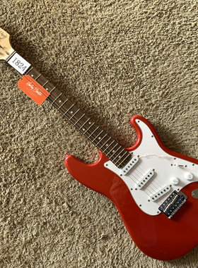德国Harley Benton ST 款式 电吉他单 22品金属颗粒玫红色