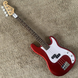 台湾 Stanard 4弦四弦PB电贝斯贝司Bass 金属红色21品专业微瑕