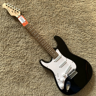 德国Harley Benton ST 电吉他单摇 黑色三单左手反手初学入门