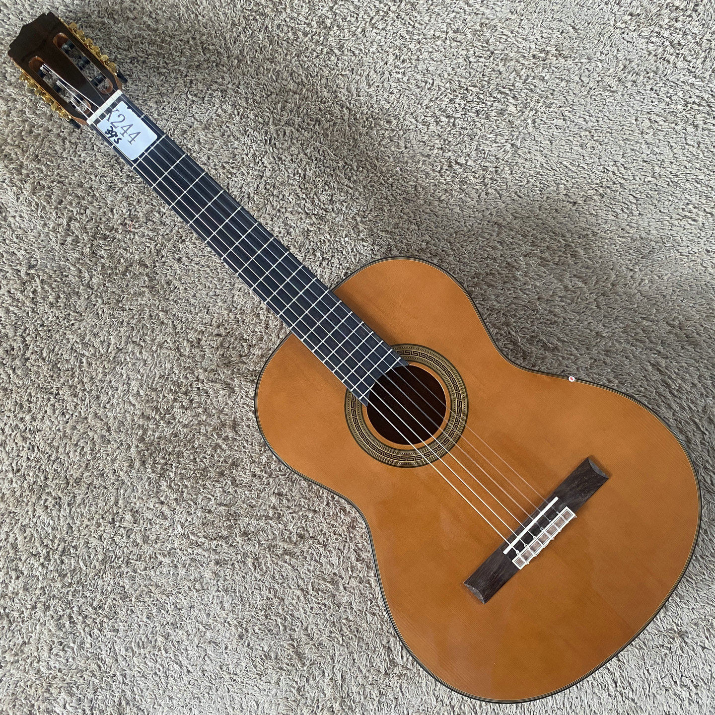 出口红松桃花芯木古典吉他面单板39英寸4/4琴颈可调库存微瑕 专业