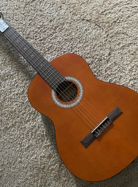 出口品牌 Hopper 云杉桃花心古典吉他合板39英寸复古色初学练习琴