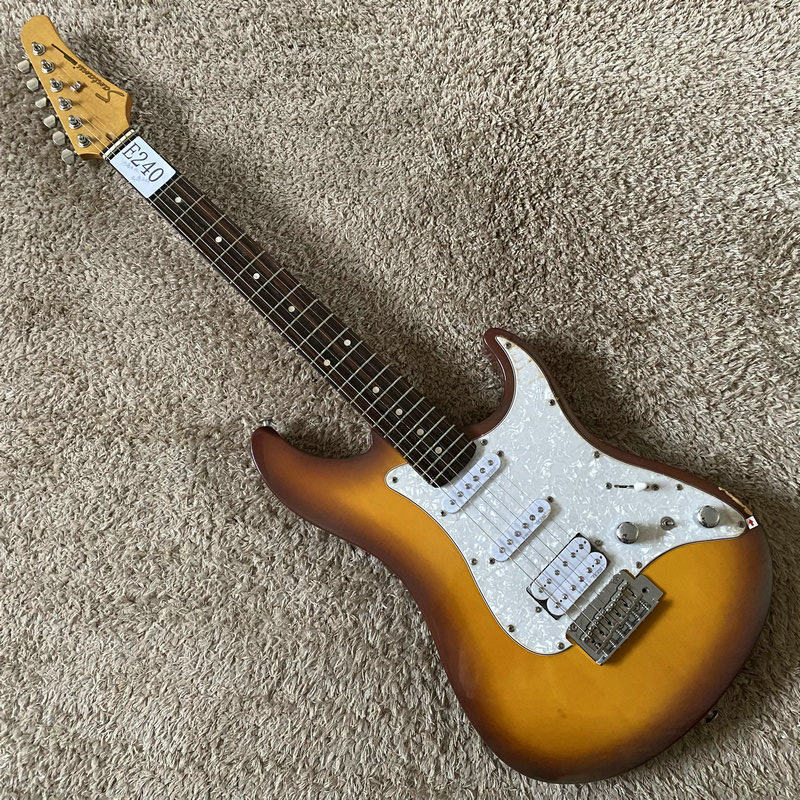 库存 Santanu ST 电吉他单单双拾音器复古小双摇 蜜糖色 琴体磕碰