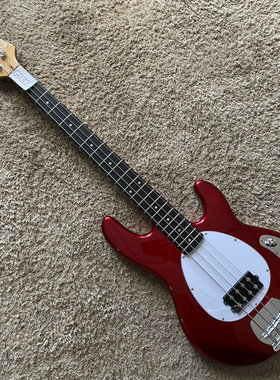 意大利 EKO 品牌  4弦 电贝斯贝司 Bass  Musicman 款式金属红色