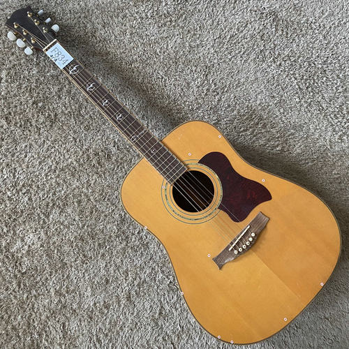 歌莉雅 Caraya 云杉玫瑰木全单板民谣木吉他41寸库存圆角微瑕显旧