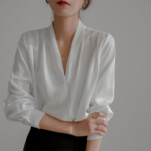 冷淡系超火减龄衬衫女款2026新款