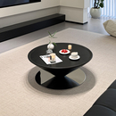 Floaa法式 飞碟茶几 奶油风圆锥体倒影镜面悬浮茶几客厅家用沙漏型