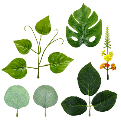 仿真叶爬山虎尤加利森系绿色树叶