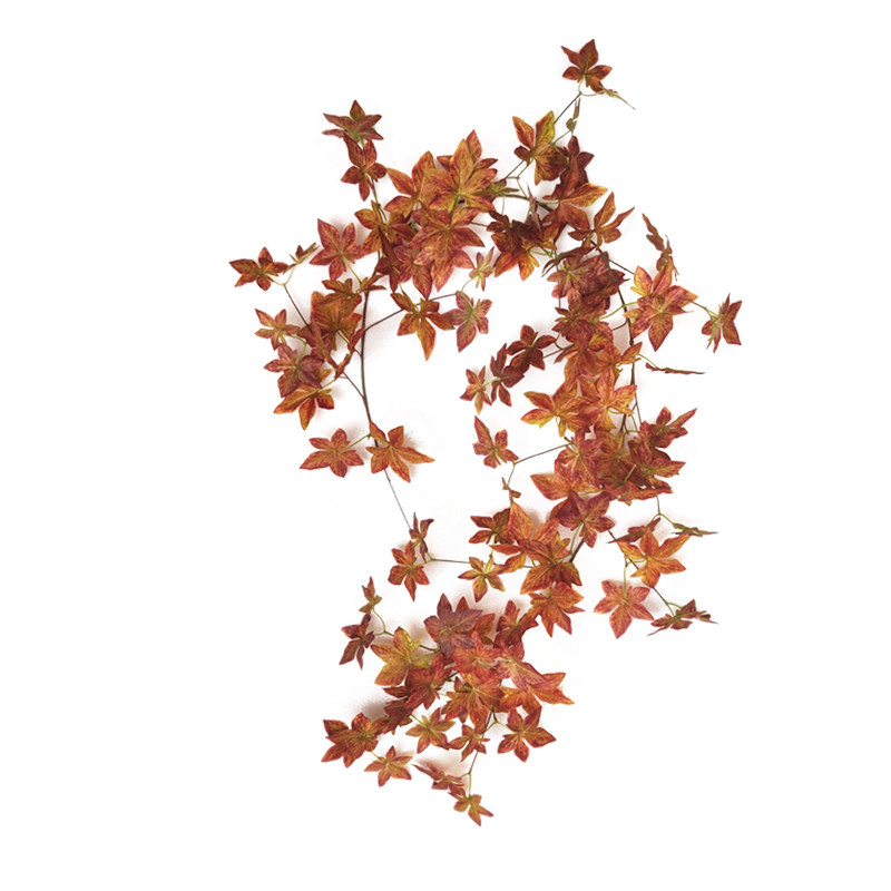 仿真叶子枫叶藤条婚庆装扮结婚现场布置装饰用品绿色植物摄影道具