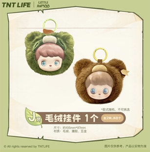 TNT正版现货阿默Anmoo山野寻旅毛绒夜灯挂件斜挎皮革包冰箱贴送人
