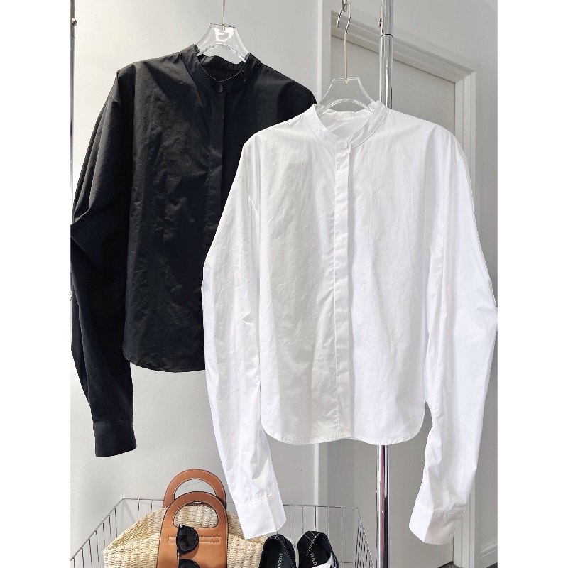 时尚宽松通勤气质百搭衬衫上衣潮