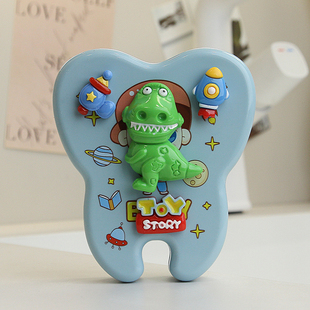 儿童牙齿收纳盒女孩防氧化乳牙收藏盒男孩换牙纪念装牙盒子存牙罐