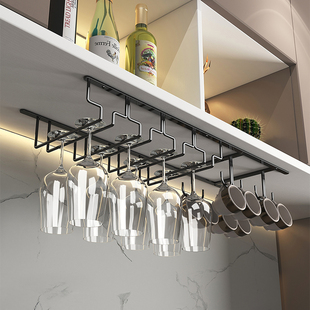 304不锈钢红酒杯架家用水杯架酒吧台倒挂高脚杯架酒柜吊杯架摆件
