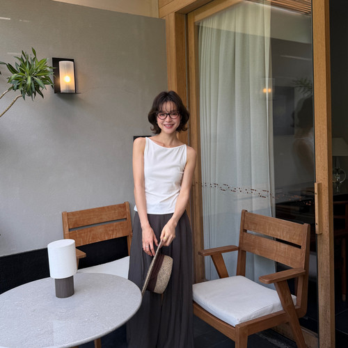 MOOTEA-韩版夏季新款女休闲蕾丝拼接百搭阔腿裤休闲裤27756