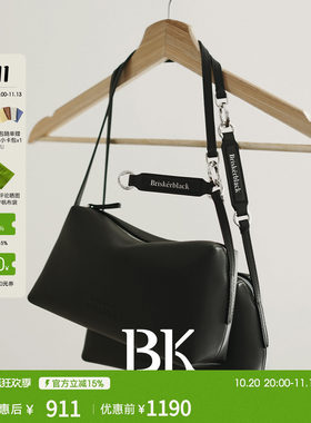 BK Puff Bag圆环泡芙包｜内外真皮可调节单肩腋下包Briskerblack