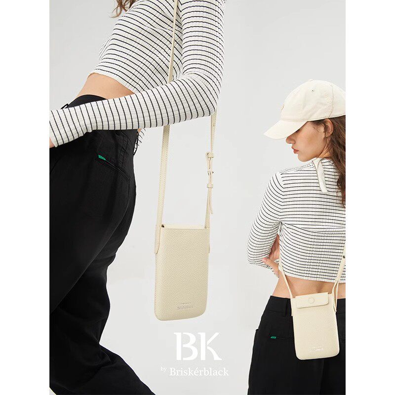Briskerblack头层牛皮手机包图片