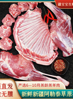 羔羊肉新疆阿勒泰大尾羊