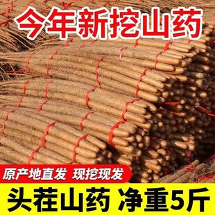 正宗小白嘴山药5斤铁棍山药蔬菜新鲜铁杆淮麻山药非温县3斤农产品