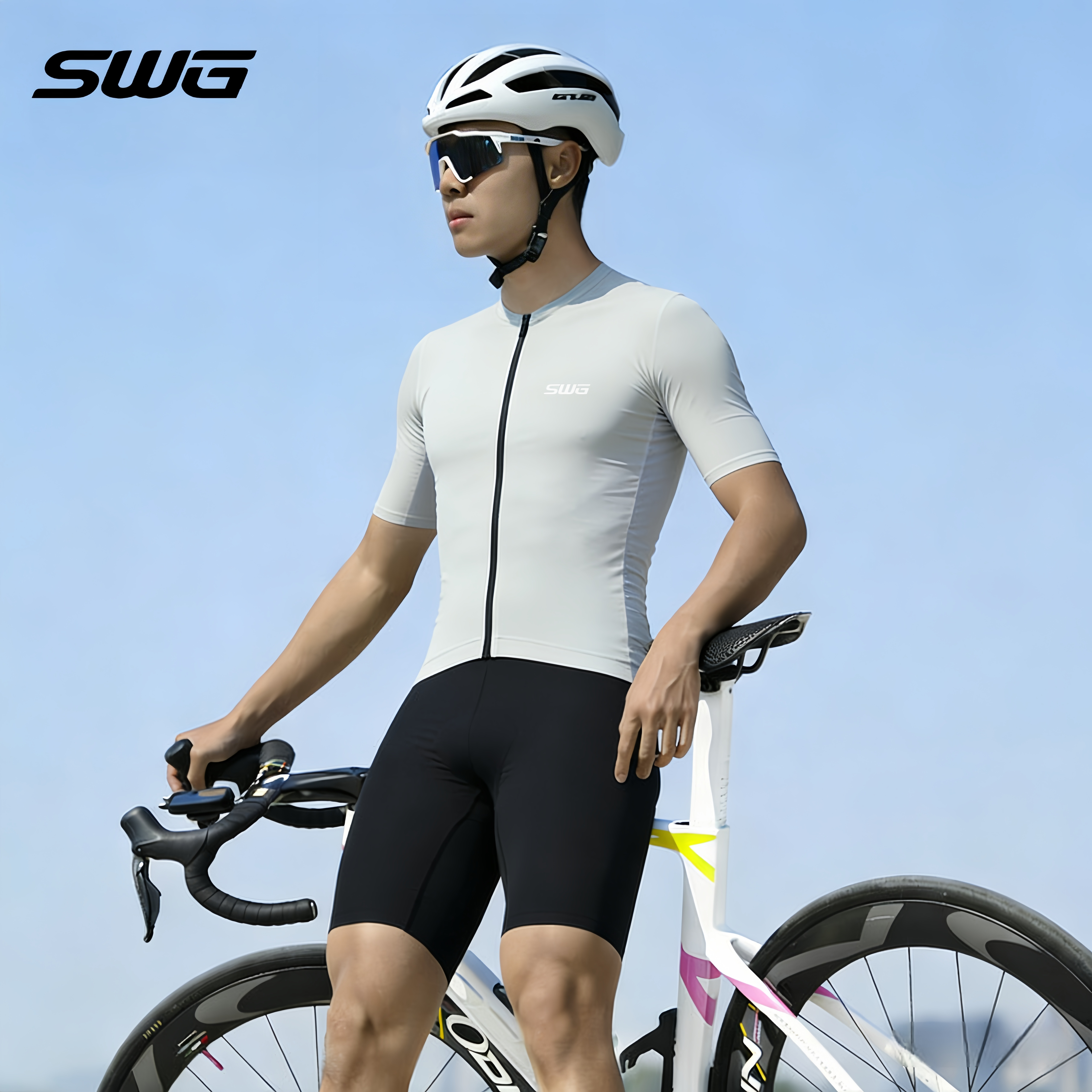 SWG铭胜骑行服公路车男女款夏季排汗透气短袖上衣自行车骑行装备
