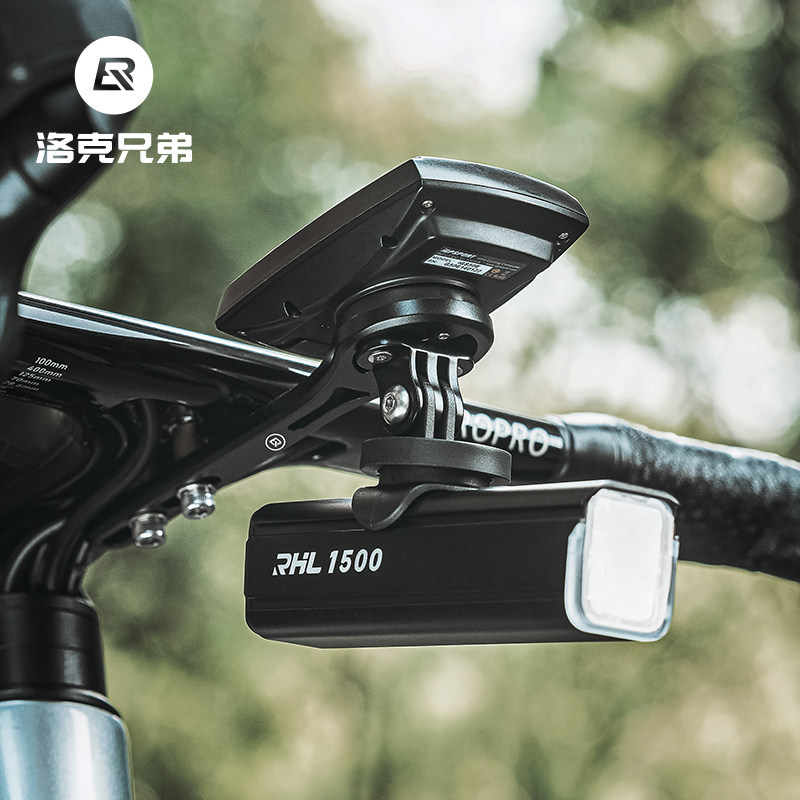 自行车灯吊装前灯码表一体组合套装夜骑灯公路骑行装备强光手电筒