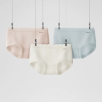 【Средняя талия】 Shuilan + розовое золото и камень + овсянка белый