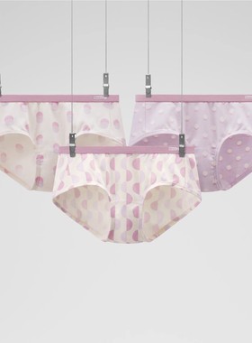 【自播专享】蕉内银皮501Color女士内裤纯棉抗菌少女可爱印花三角