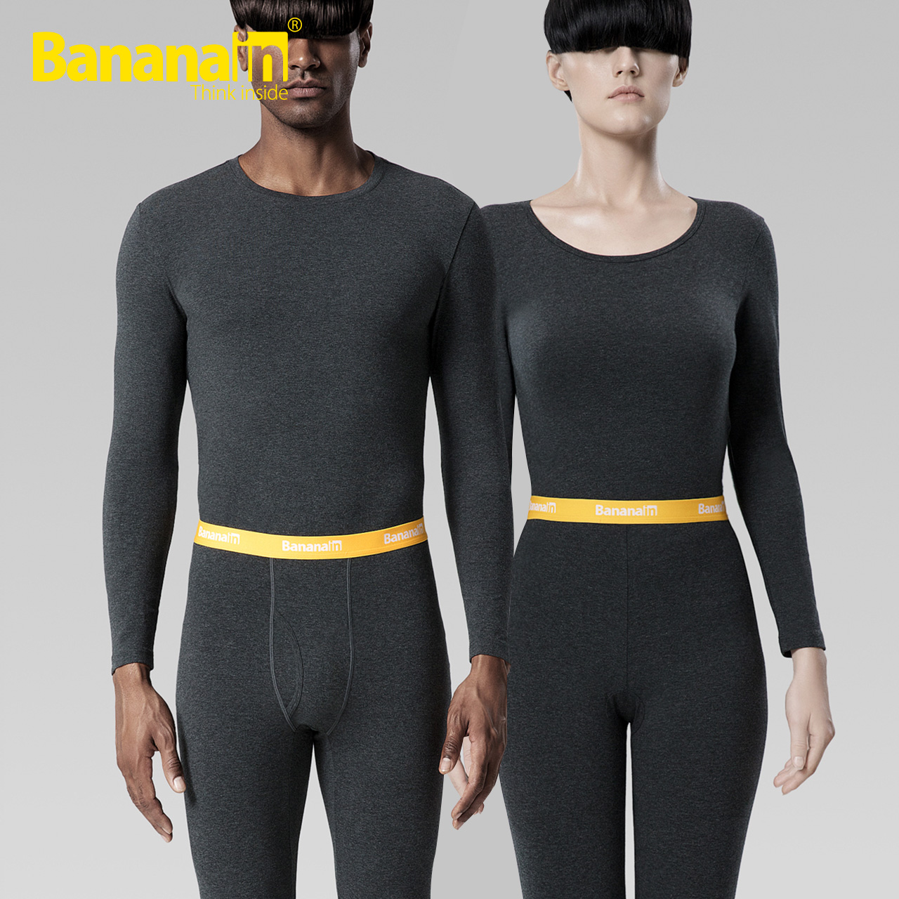 Bananain/½¶ÄÚ301S Ç鱡ÇïÒÂÇï¿ãÇﶬ´¿ÃÞ±£Å¯ÄÚÒÂÌ××°ÇàÄêÄÐÅ®