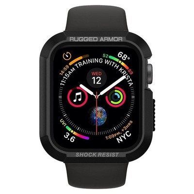 Spigen手表壳适用于iwatch7/6/5/4/3代SE透气硅胶45mm防摔保护壳