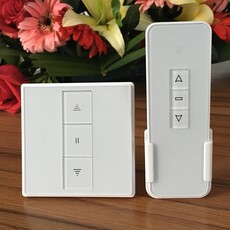 Серая ткань 86通用电动投影幕布遥控器无线升降开关电动开窗器电动窗帘控制器