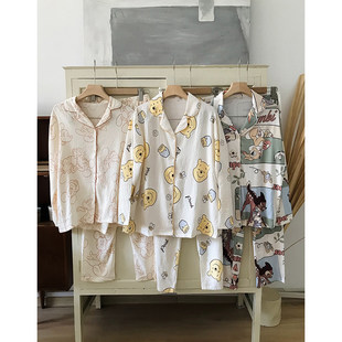 【年末清仓】果家睡衣，长袖，原，随意对比