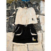 元 h家刺绣抽绳半身裙