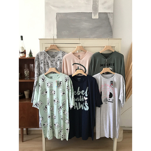 出口 卡通yuan单睡裙 5折清仓