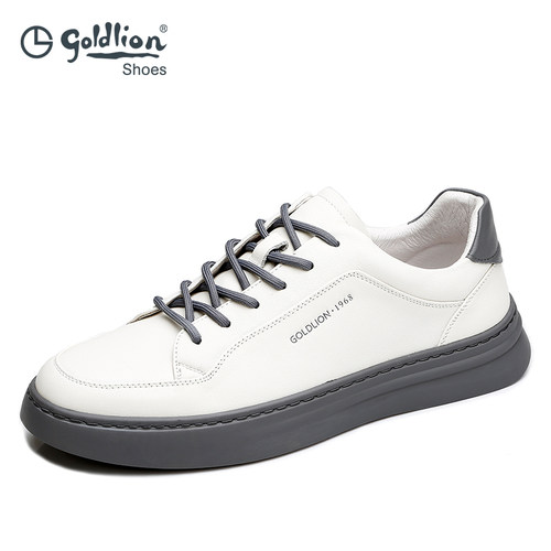 金利来男鞋秋季休闲韩版真皮软底