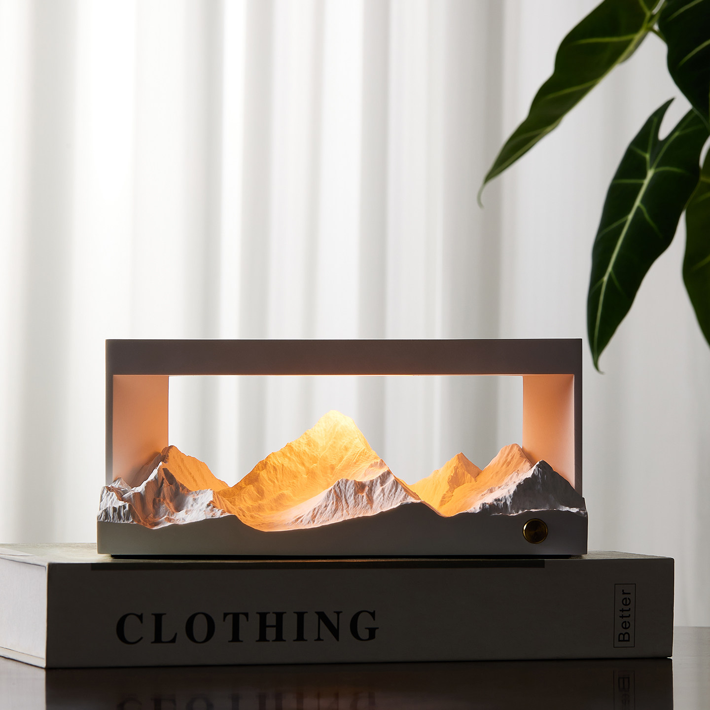 無非良造日照金山香薰灯结婚新婚摆件设计师床头灯夜灯教师节礼物