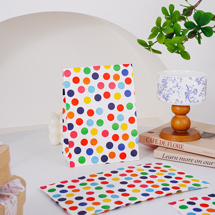 ins风高颜值礼品袋牛皮纸袋糖果烘焙点心收纳袋礼物打包袋平口袋