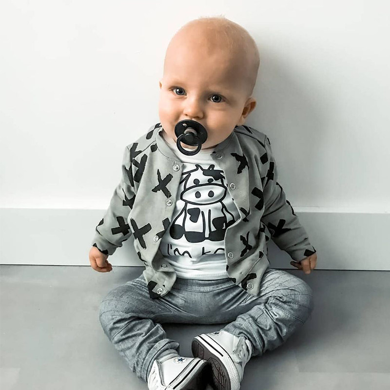 MENIJIA 봄 가을 IN 스타일 패션 퓨어 코튼 스웨트 셔츠 코튼 가디건 스몰 코트 베이비 가을 나들이 베이비 탑