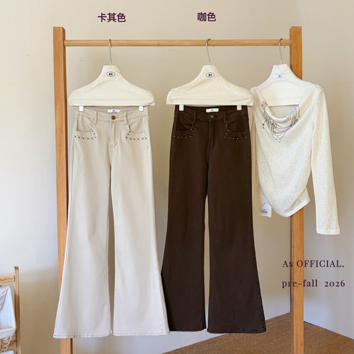 AS OFFICIAL-早秋上新重磅主推细节见品味大长腿te效·铆钉设5055