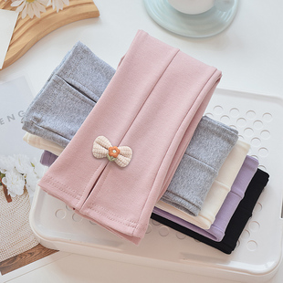 春秋女童打底裤外穿中大童女孩儿童弹力裤宝宝修身洋气爆款喇叭裤