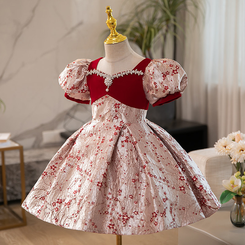 顶芭莎儿童礼服公主裙小女孩