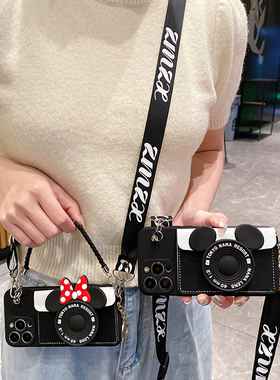 网红新款适用红米note14pro手机壳斜挎零钱包RedmiNote14Pro软壳背带挂绳ins风note14pro+全包防摔套红米14R