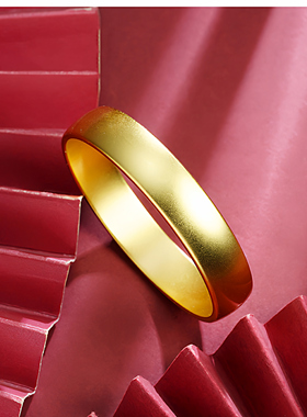 沙金哑光泥鳅背轮胎手镯