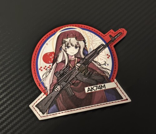 少女前线AK74M战术人形二创战术士气章军迷魔术贴个性户外贴k9