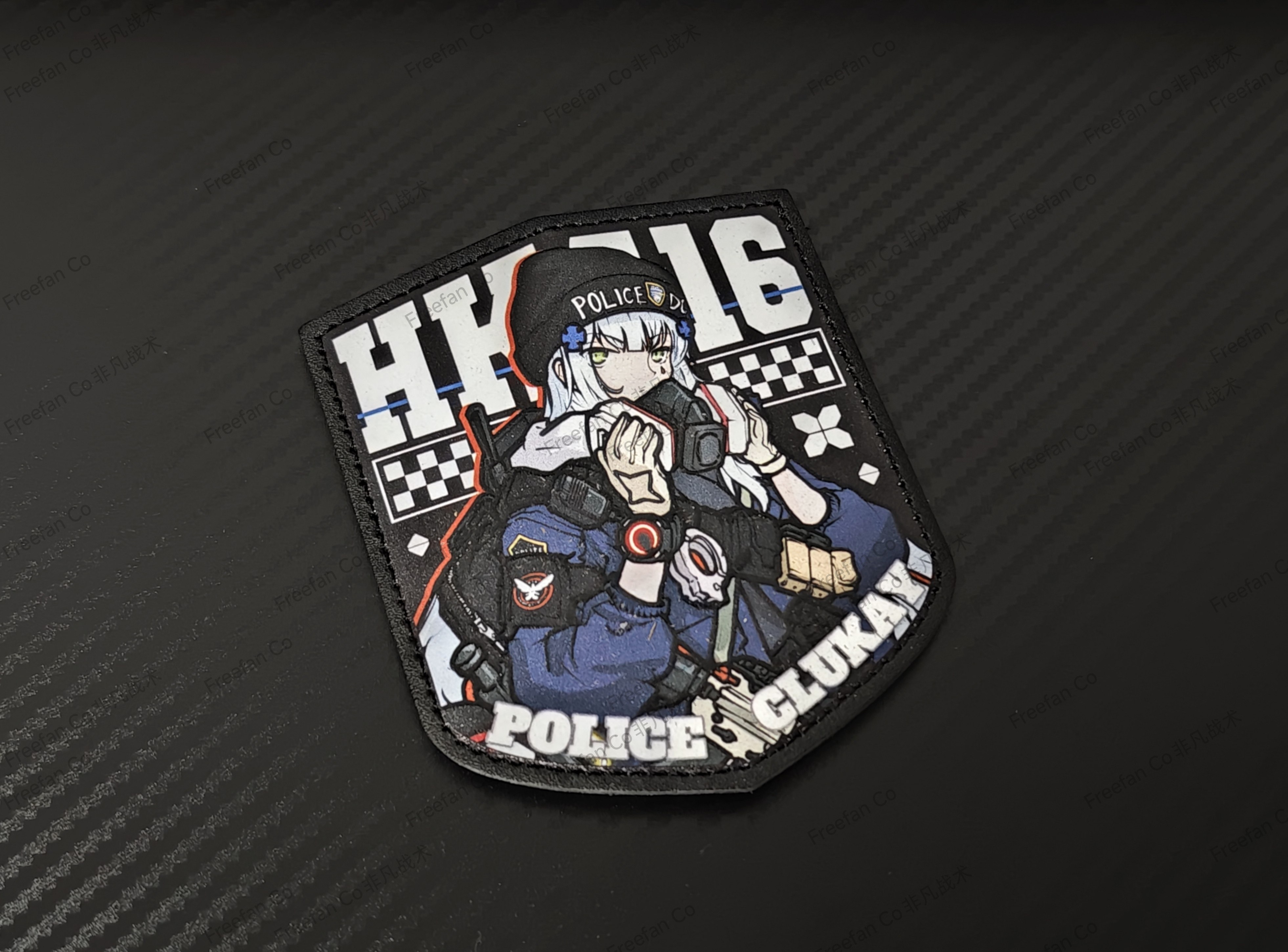 少女前线HK416全境封锁风格特工战术士气章军迷魔术贴个性户外贴