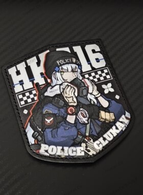 少女前线HK416全境封锁风格特工战术士气章军迷魔术贴个性户外贴