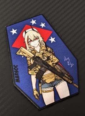 少女前线狗子马骚客武装风格sopmod2战术士气章军迷魔术贴个性