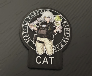 MYGO要乐奈联邦特勤局cat风格 户外贴章 战术士气章军迷魔术贴个性