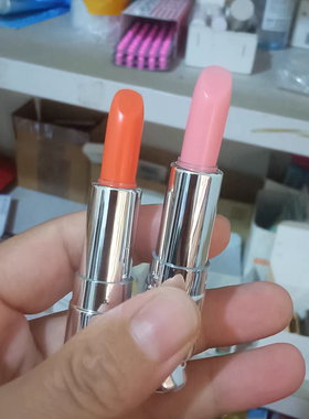 包邮 中样试色迪*奥口红魅惑变色唇膏套盒1.4g 粉色001橘色004
